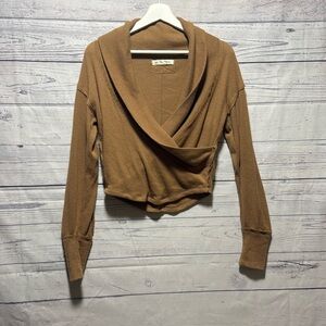 We the free waffle sweater